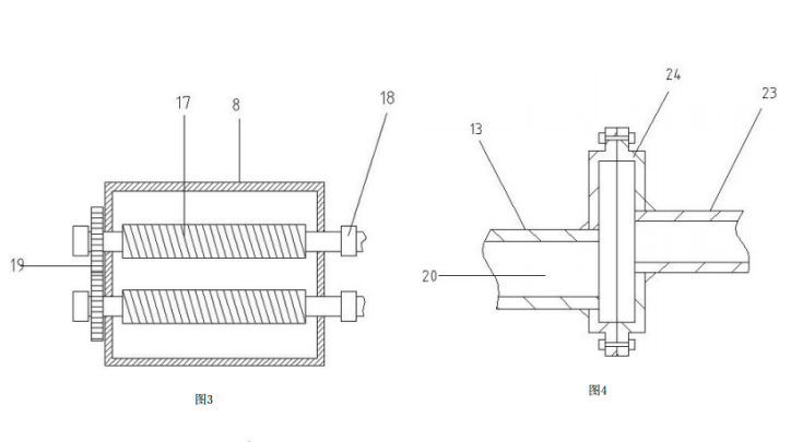 土壤农药热脱附装置结构示意图